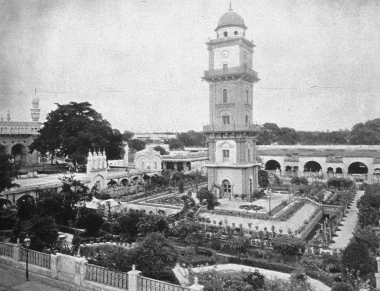 Mahboob Chowk Clock Tower and Market, (c) Claude Campbell 1888