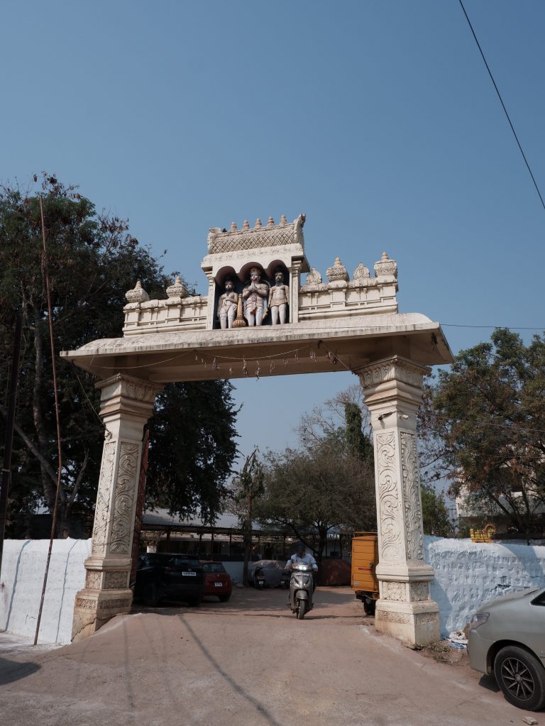 Entrance, Kesariya Hanuman Temple, 2023