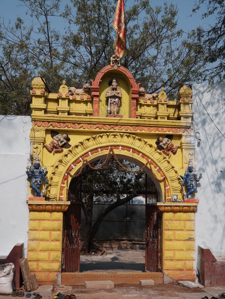 Entrance, Kesariya Hanuman Temple, 2023