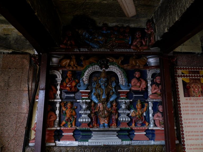 Interior, Kesariya Hanuman Temple, 2023