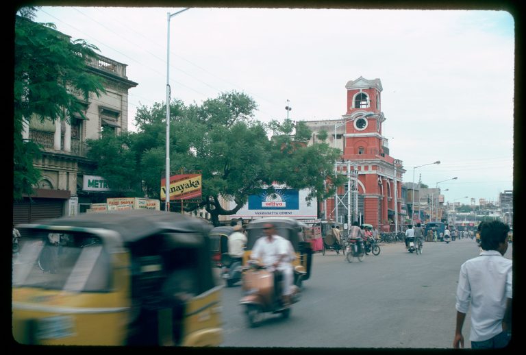 general view, view from north, 1986, (c) Rahul Mehrotra 1986