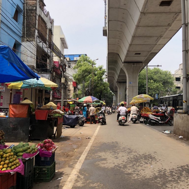 Fruit and vegetable stalls, Sultan Bazar, 2023.