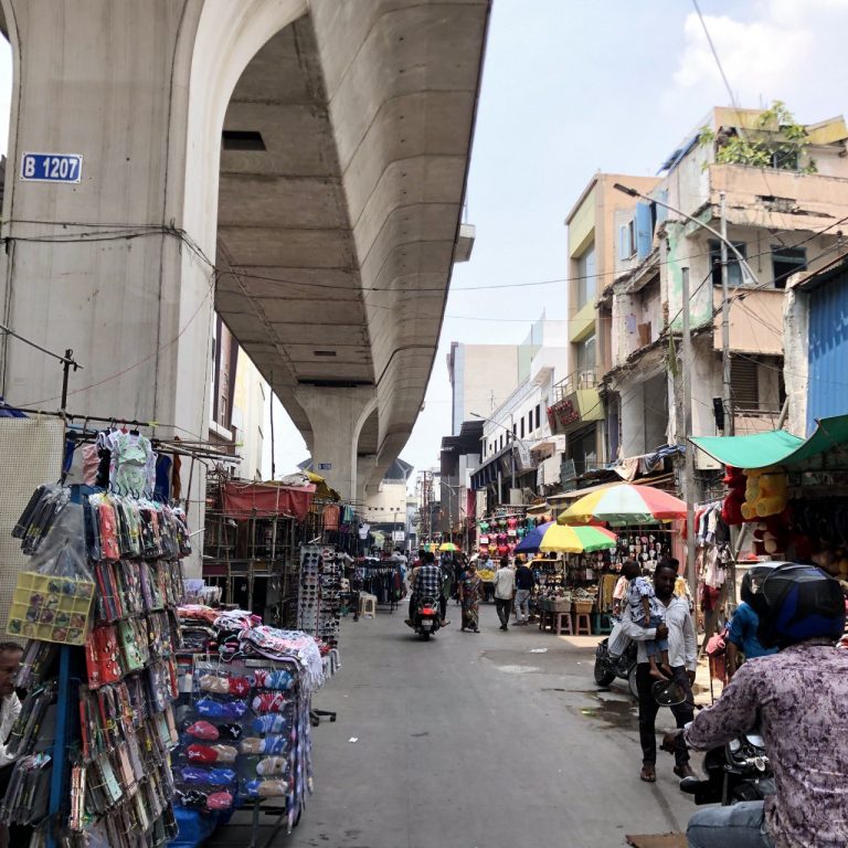 Clothing stalls, Sultan Bazar, 2023.