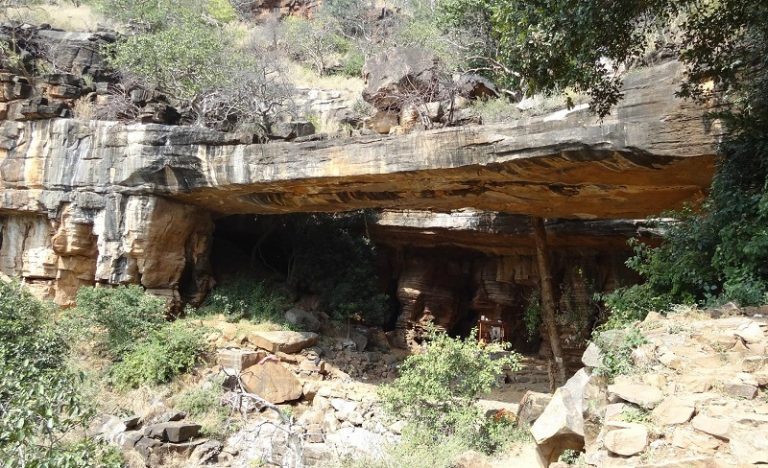 The Cave formations , Akkamahadevi Caves