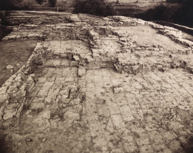 Brick Bastion and Guard rooms over the mud fort, Kotilingala