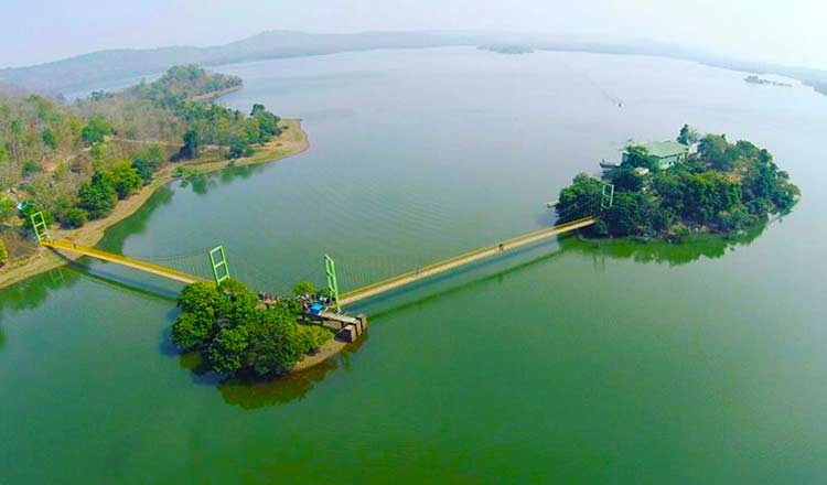 Bird's eye view of Laknavaram Lake, Laknavaram © laknavaram.co.in