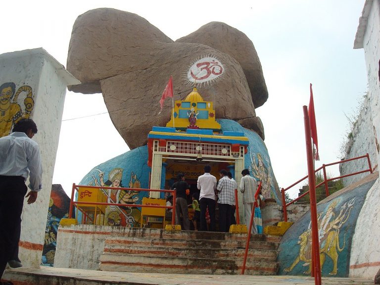 Jagadamba Temple at Golconda Fort.