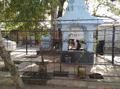 Shrine, Kesariya Hanuman Temple, 2023. (c) St. Anns College for Women