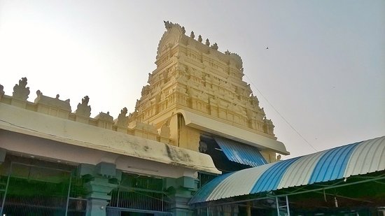 Gopuram of the temple.