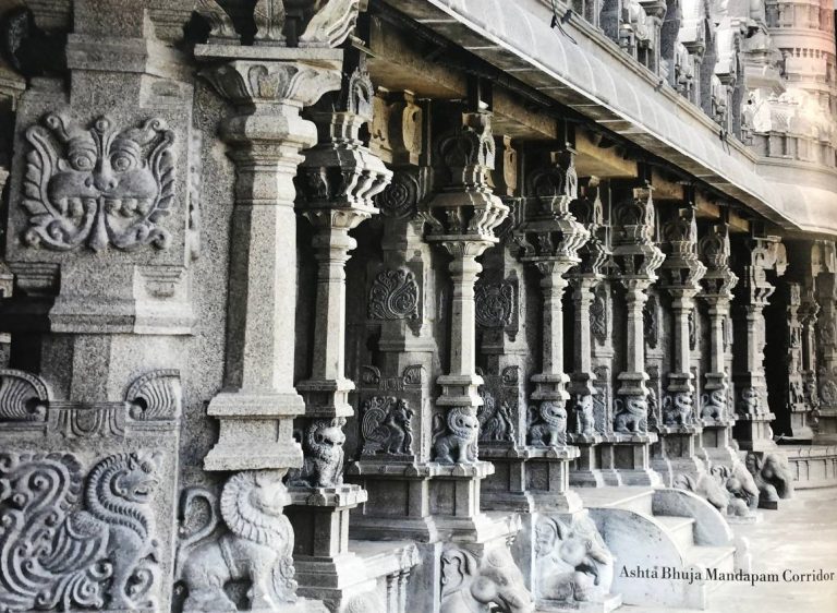 Ashta Bhuja Mandapam corridor, Yadadri