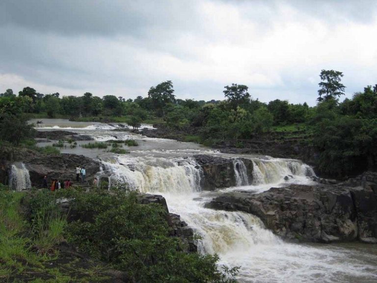 Aerial view of Pochera Falls, © Telangana Tourism