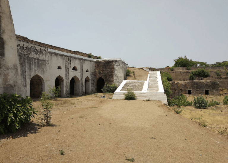 The walls of the fort, Jagtial Source:  Sea water sports